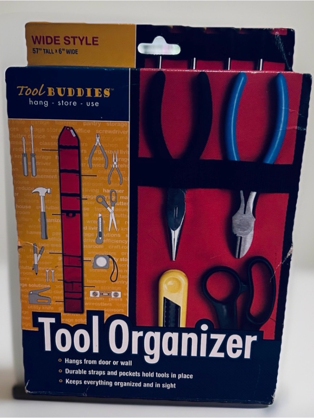 Tool Buddies Tool Organizer Wall Hanging Storage NIB